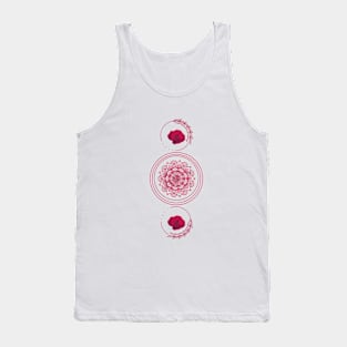 Red Rose Rooting Tank Top